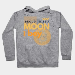 Bitcoin - proud to be a moonboy Hoodie